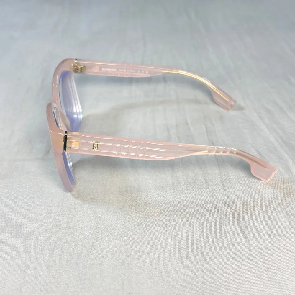Burberry B 2363 3874 eyeglasses *frame only* Pink Cat Eye Women 53-17-140 Italy